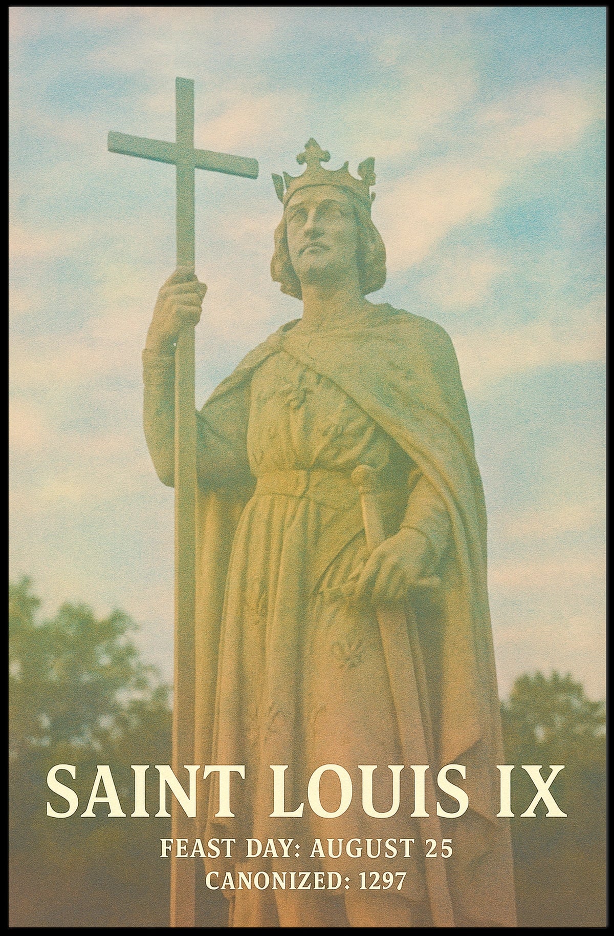 Saint Louis Ix Poster