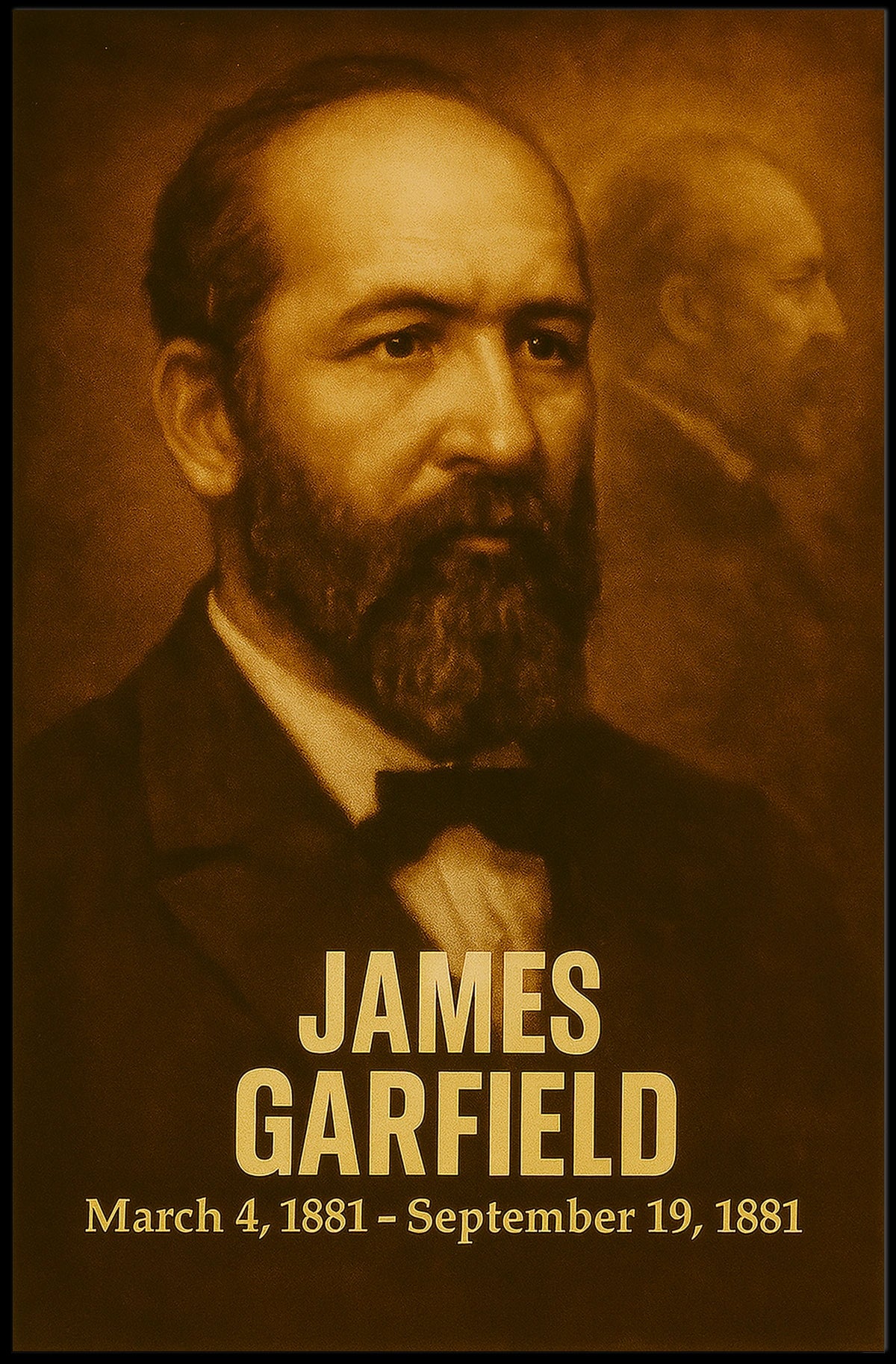 James Garfield 20Th President Poster