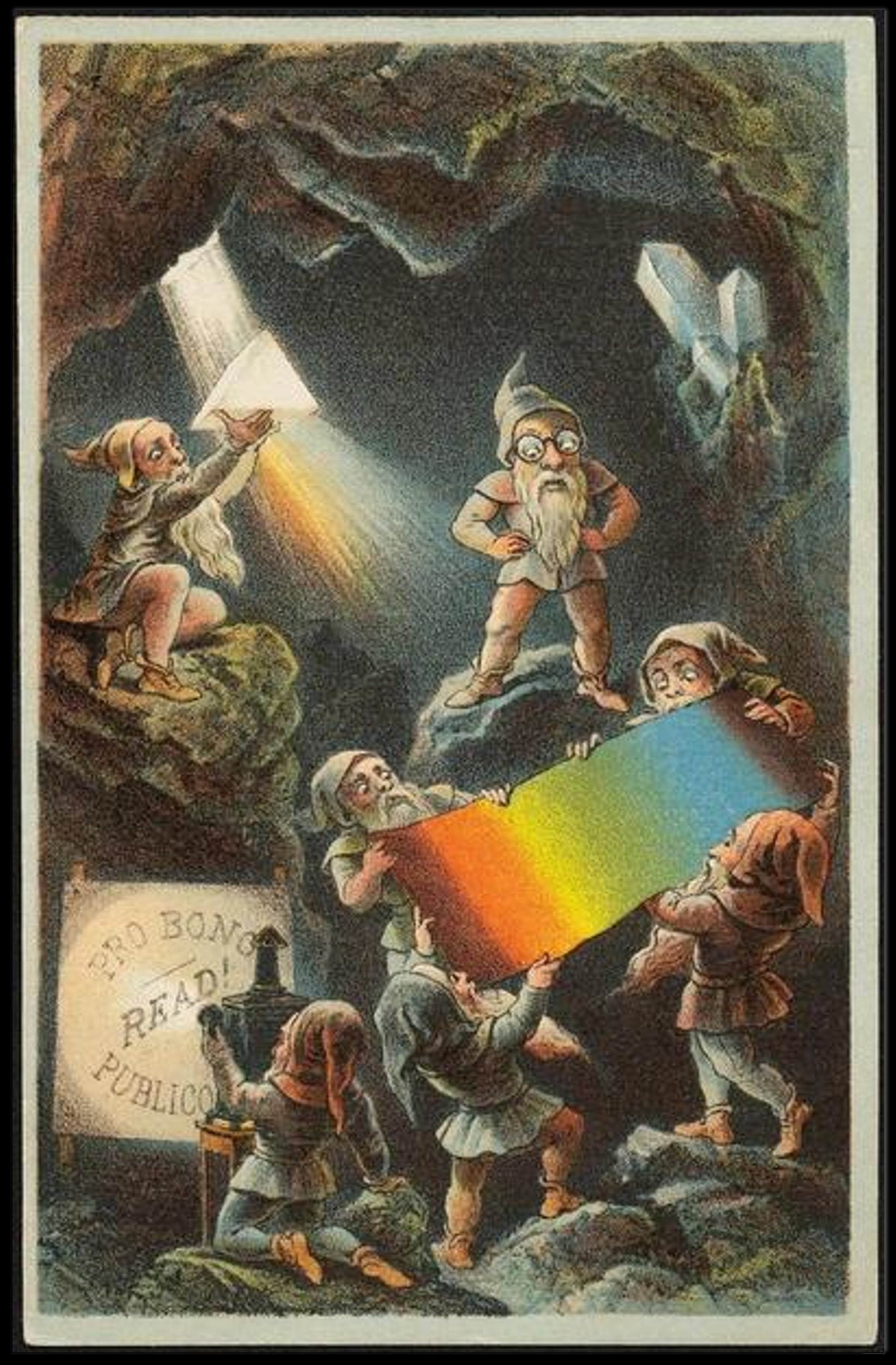 Enchanted Dwarves and the Spectrum Poster PosterGoat