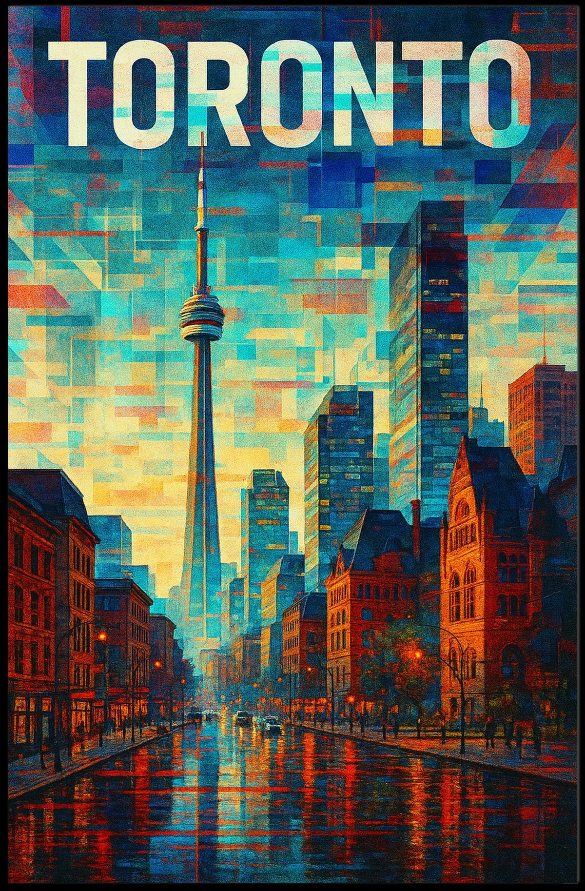 Toronto Cityscape Poster