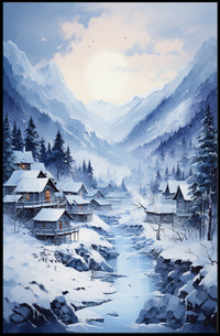 Winter Wonderland Village Poster