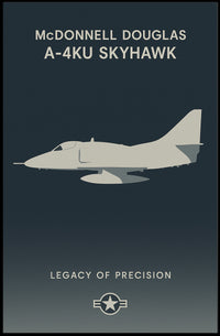 McDonnell Douglas A-4KU Skyhawk Poster PosterGoat