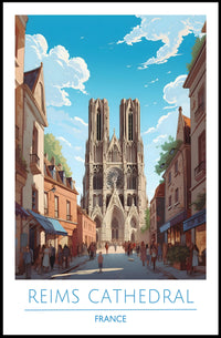 Reims Cathedral Poster