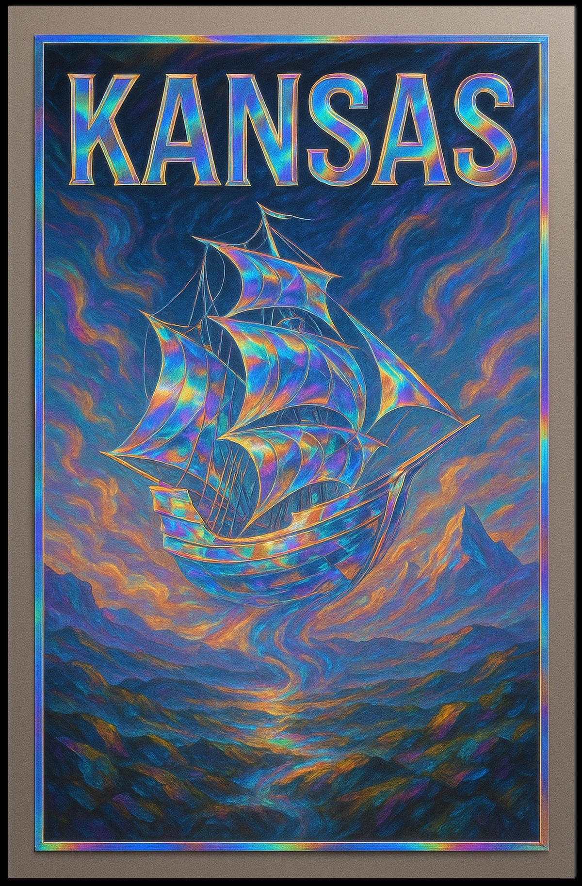 Kansas A Journey Through Art Poster