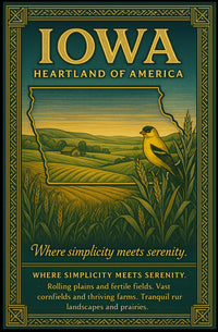 Iowa Heartland of America Poster
