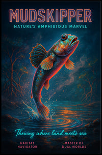 Mudskipper Natures Amphibious Marvel Poster