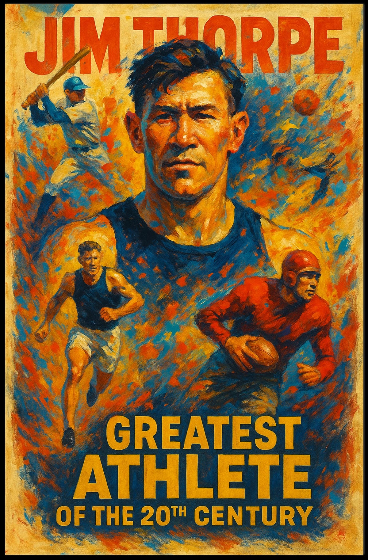 Celebrating a Legendary Athlete Poster