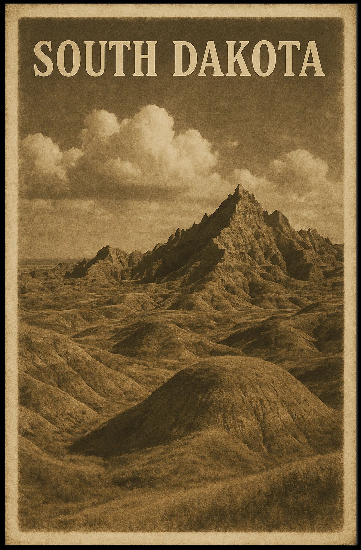 South Dakota Landscapes Timeless Poster