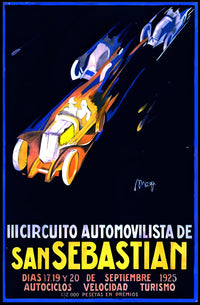 III Circuito Automovilista de San Sebastián Poster