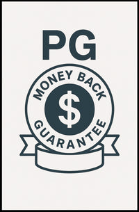 Money Back Guarantee Poster PosterGoat
