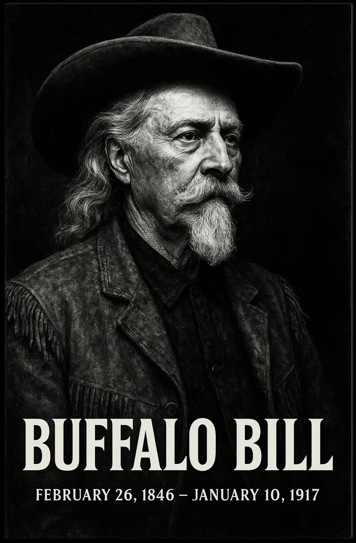 Buffalo Bill Heritage Art Print - Cultural or Heritage Poster