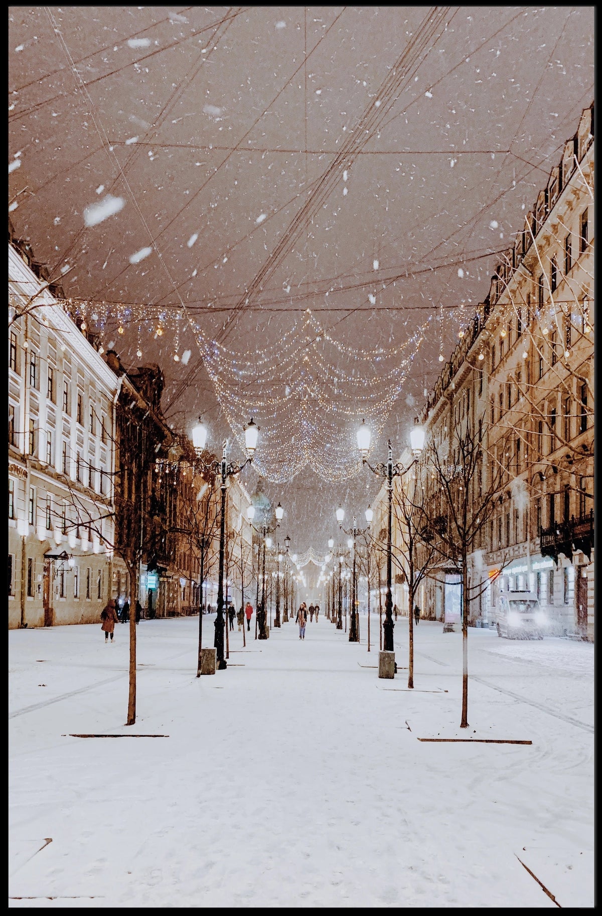 Winter Wonderland Street Poster