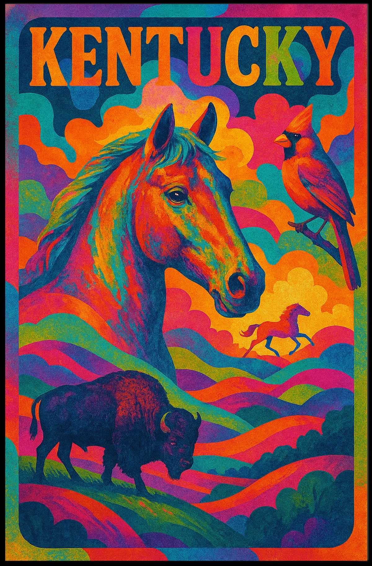 Kentucky Wildlife Celebration Poster