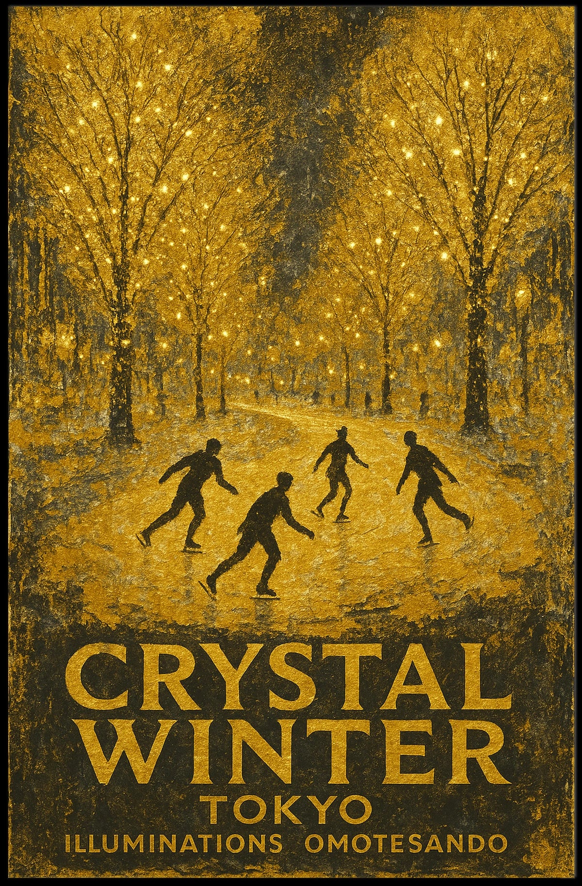 Crystal Winter Tokyo Illuminations Poster