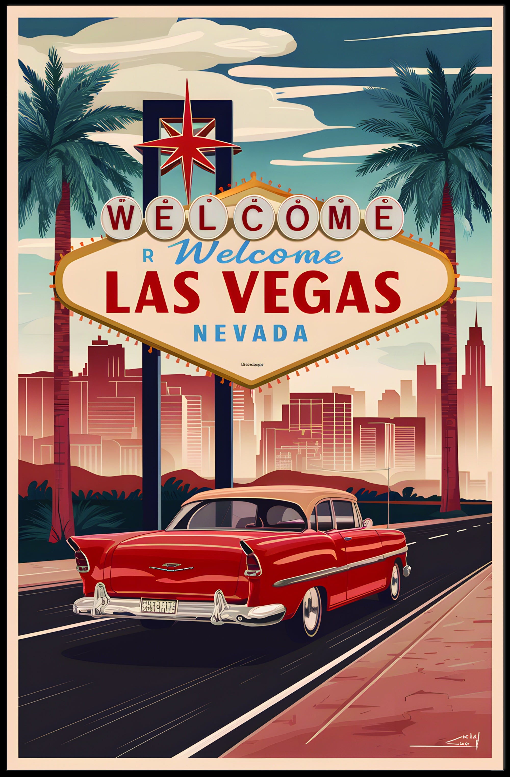 Welcome to Las Vegas Poster