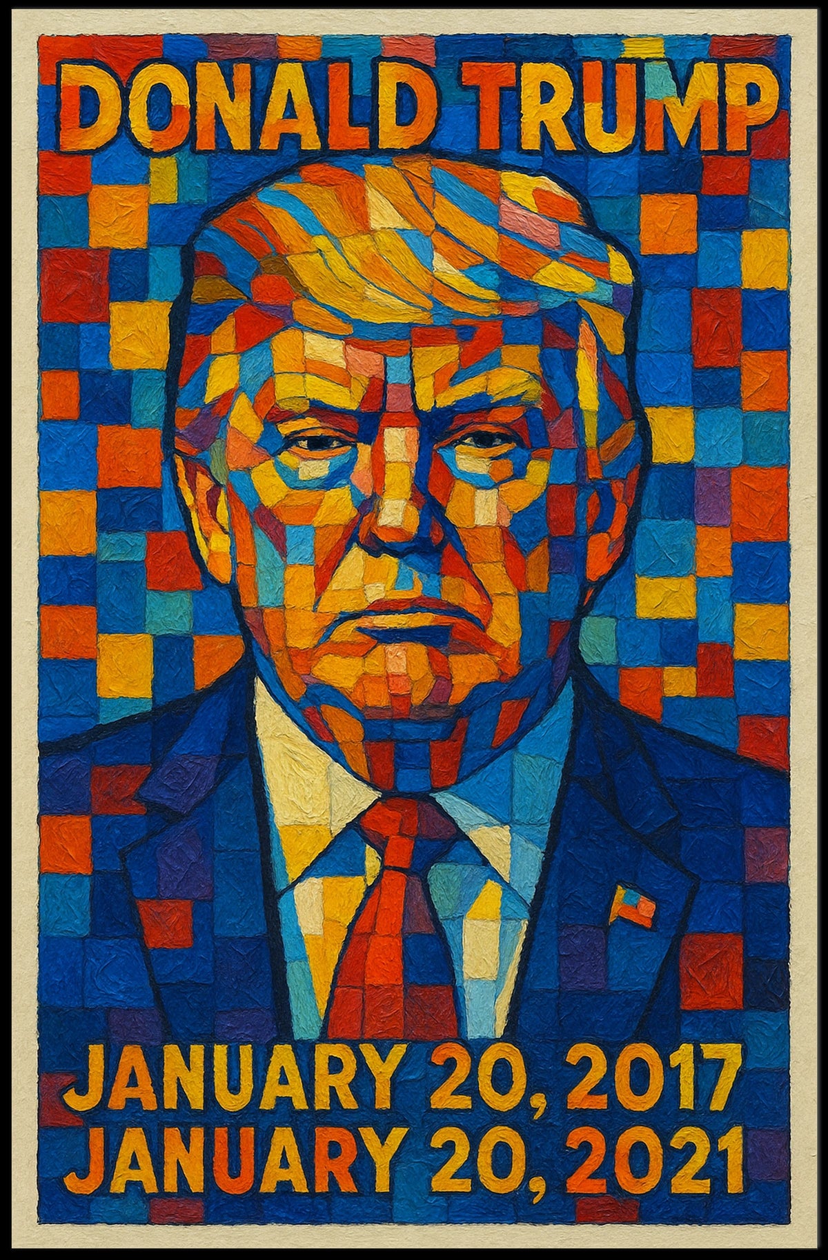 Donald Trump Presidential Term Poster