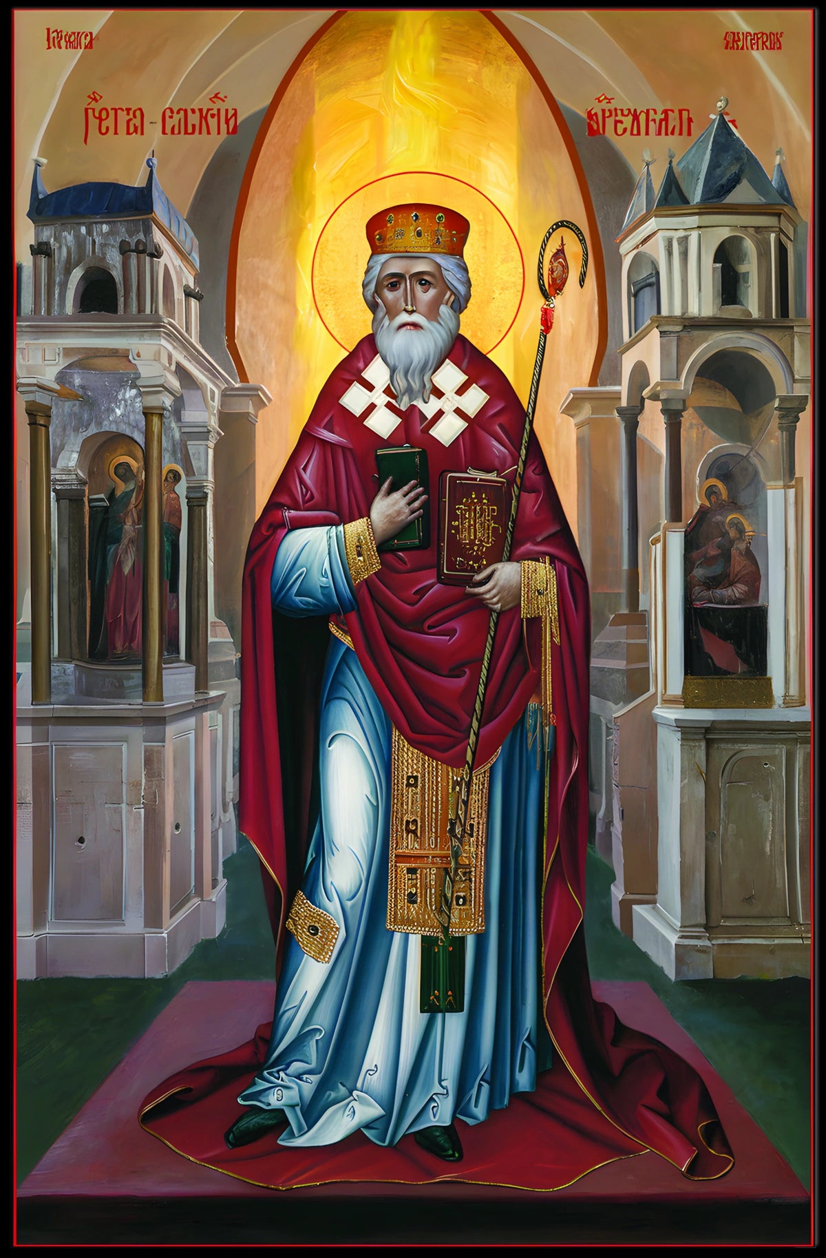 Iconic Religious Figure Poster