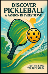 Discover Pickleball Poster