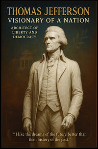 Thomas Jefferson Visionary Vintage Historical or Presidential Poster
