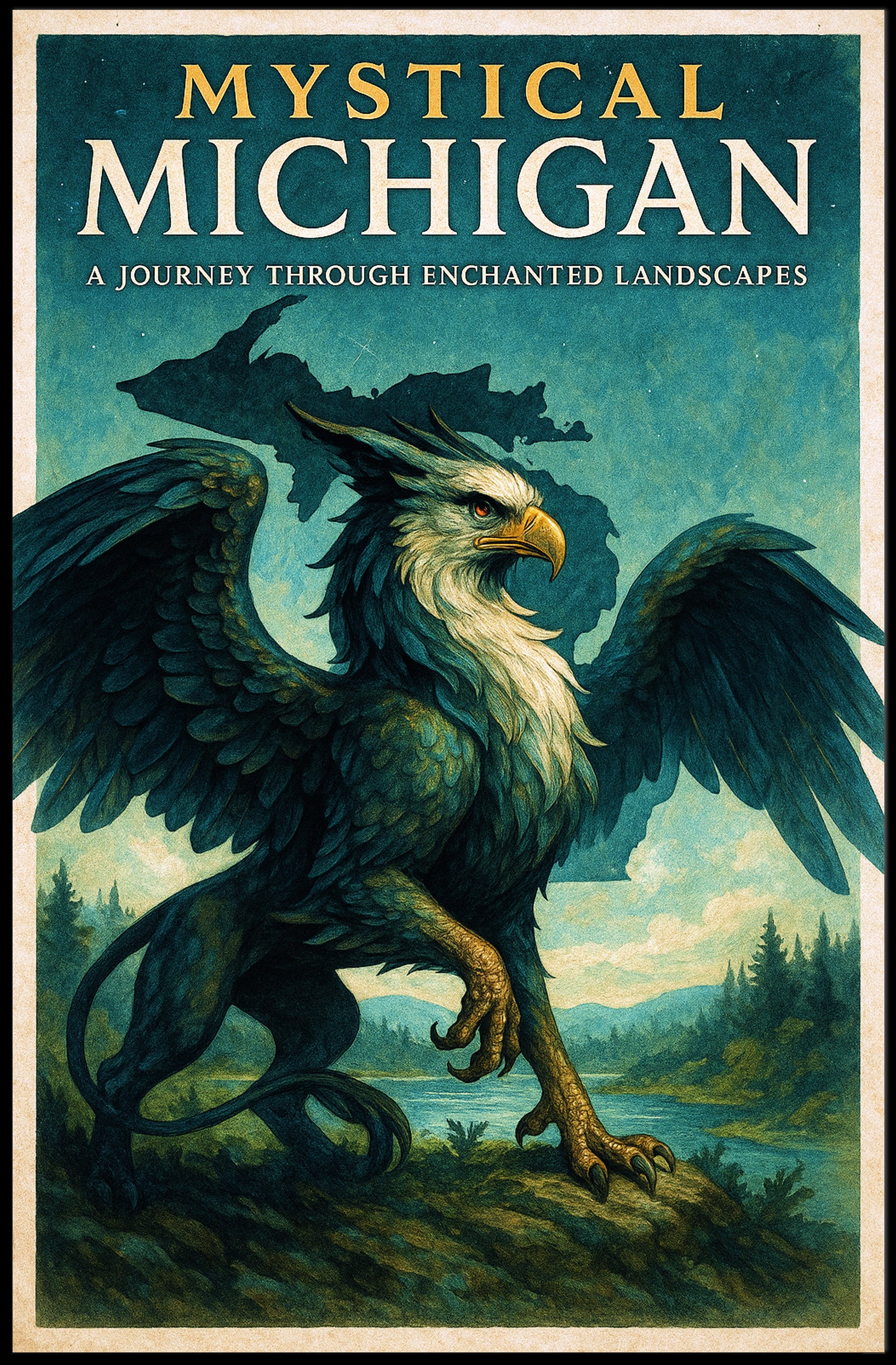 Mystical Michigan Poster PosterGoat