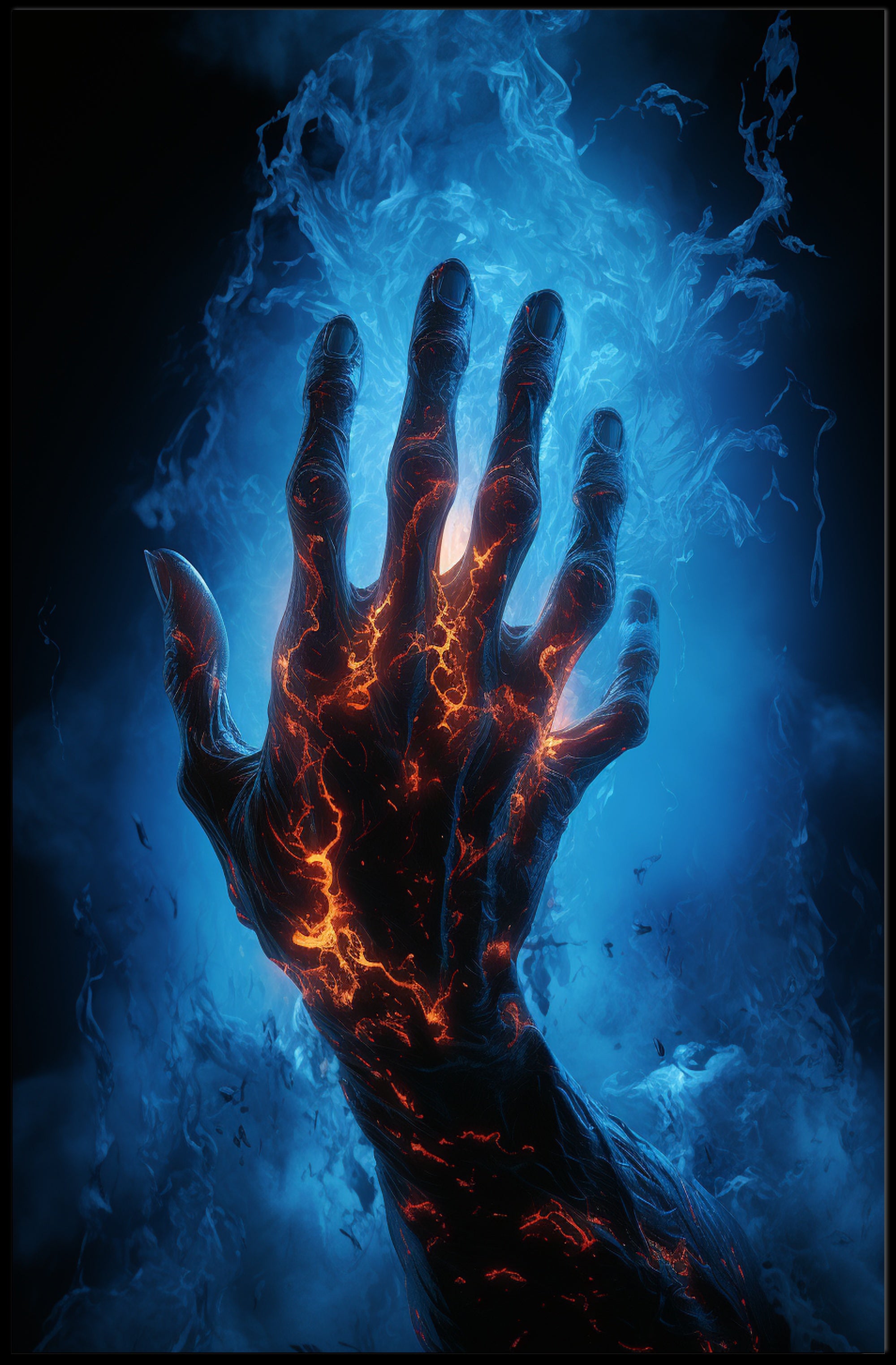 Elemental Hand Poster