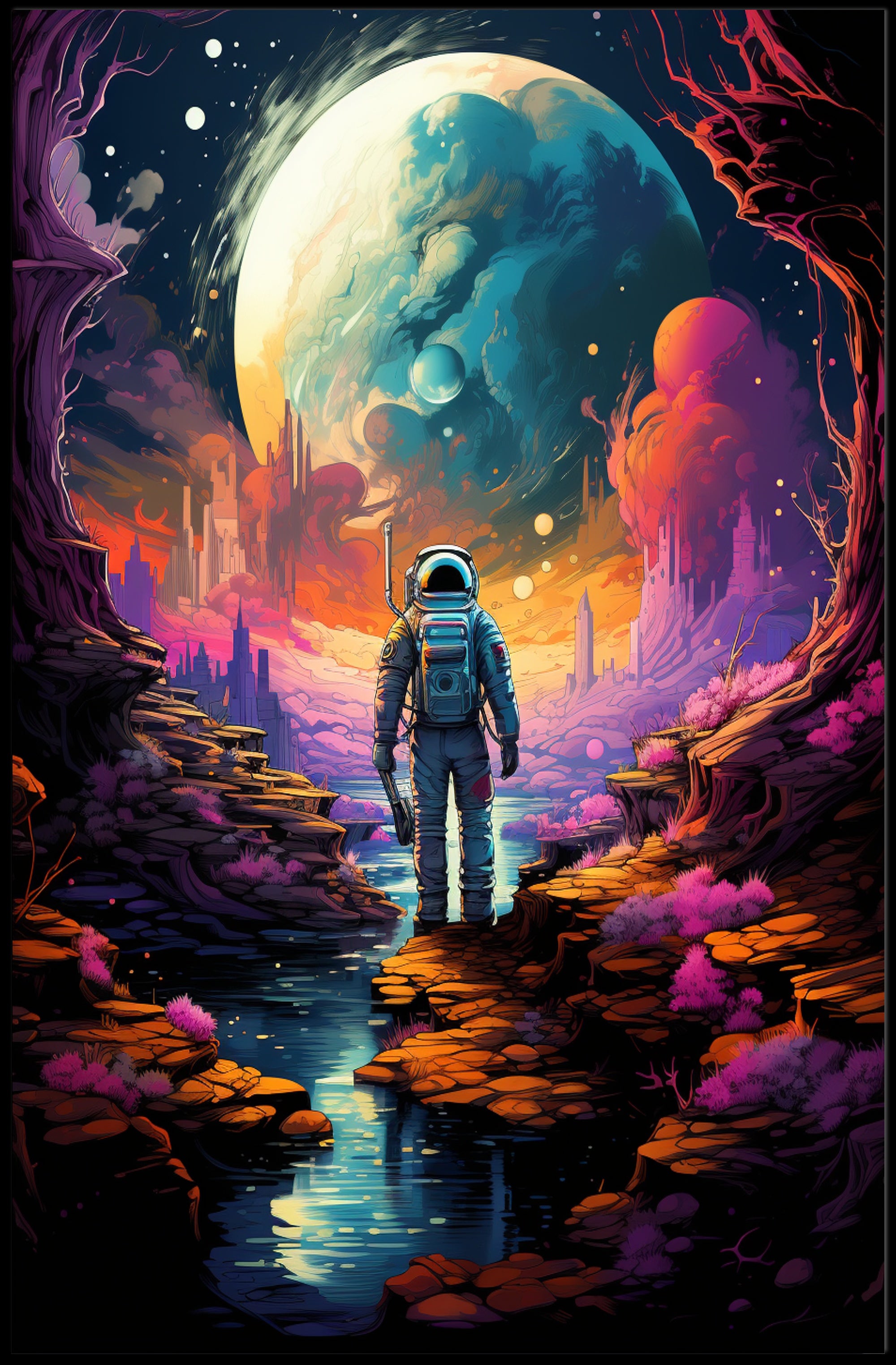Cosmic Journey Poster PosterGoat
