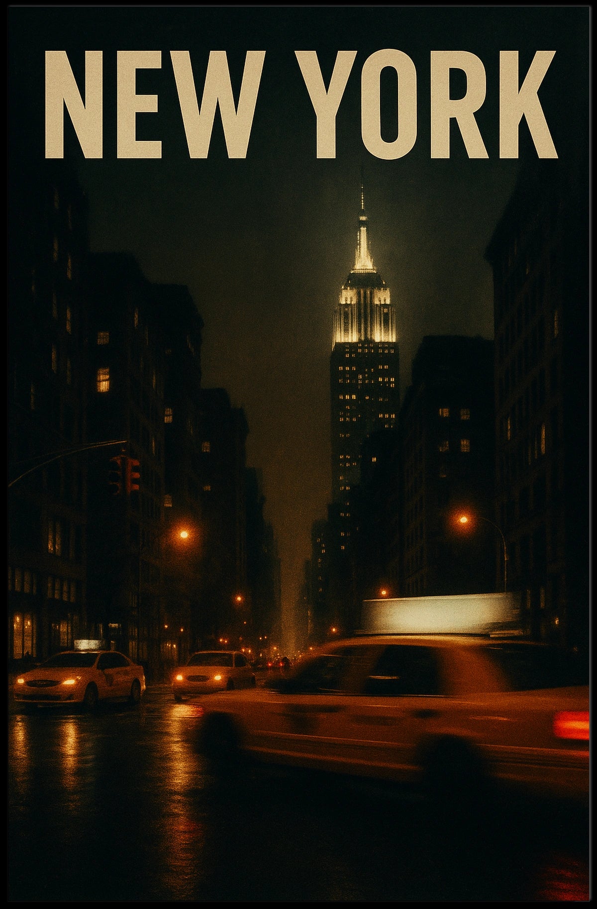New York City Nights Poster