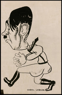 Caricature of a Historical Figure Poster PosterGoat