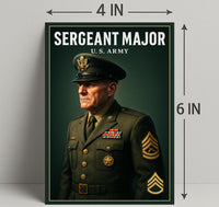 Sergeant Major U.S. Army Poster PosterGoat
