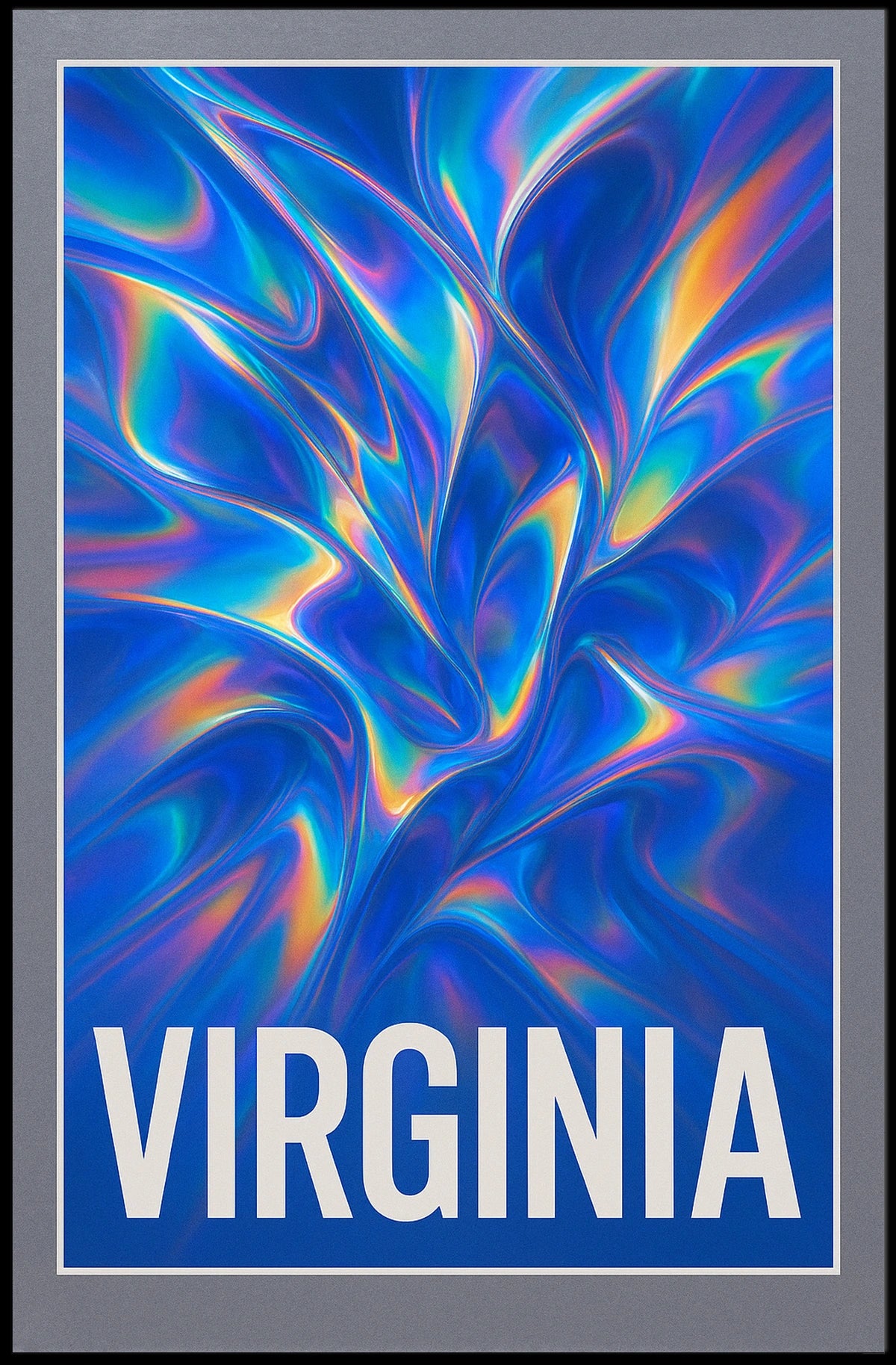 Virginia Abstract Art Abstract Poster