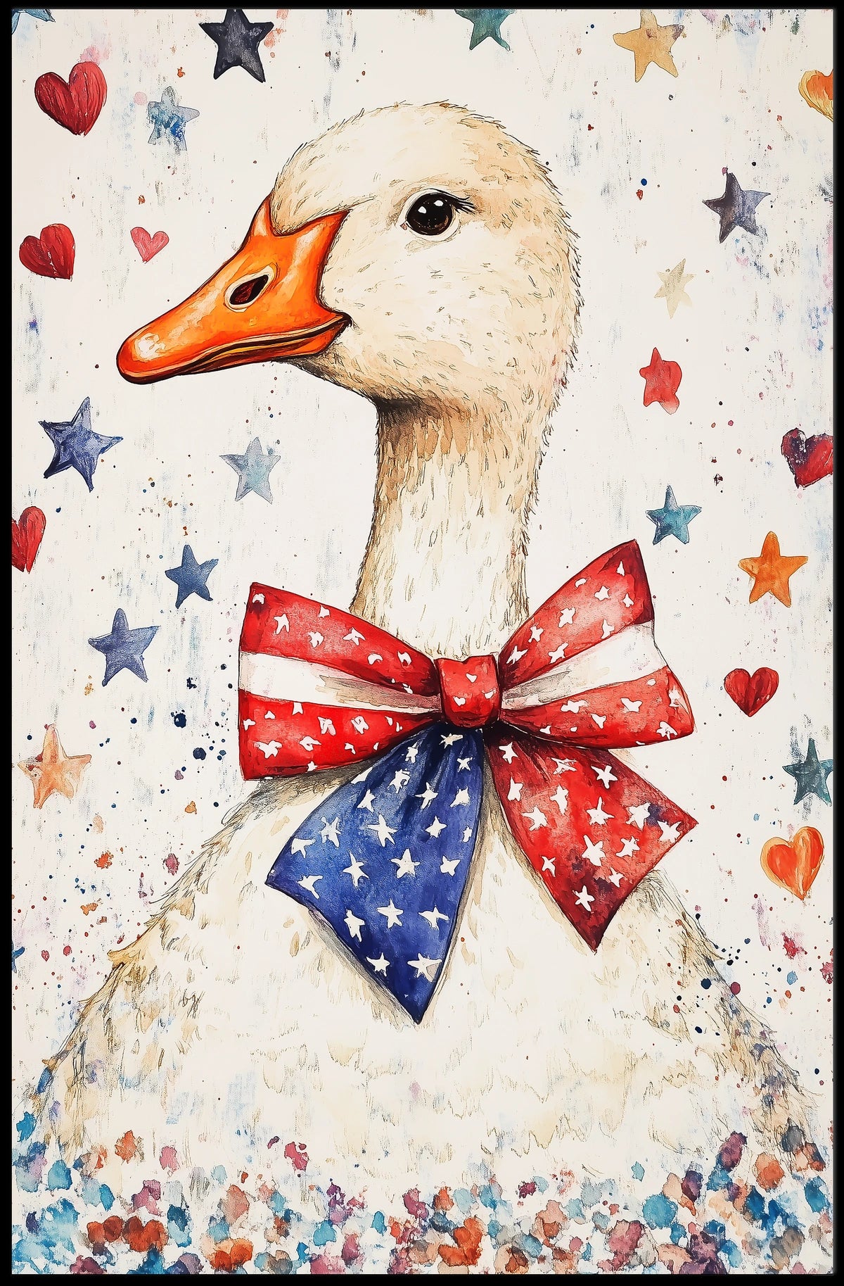 patriotic goose Poster