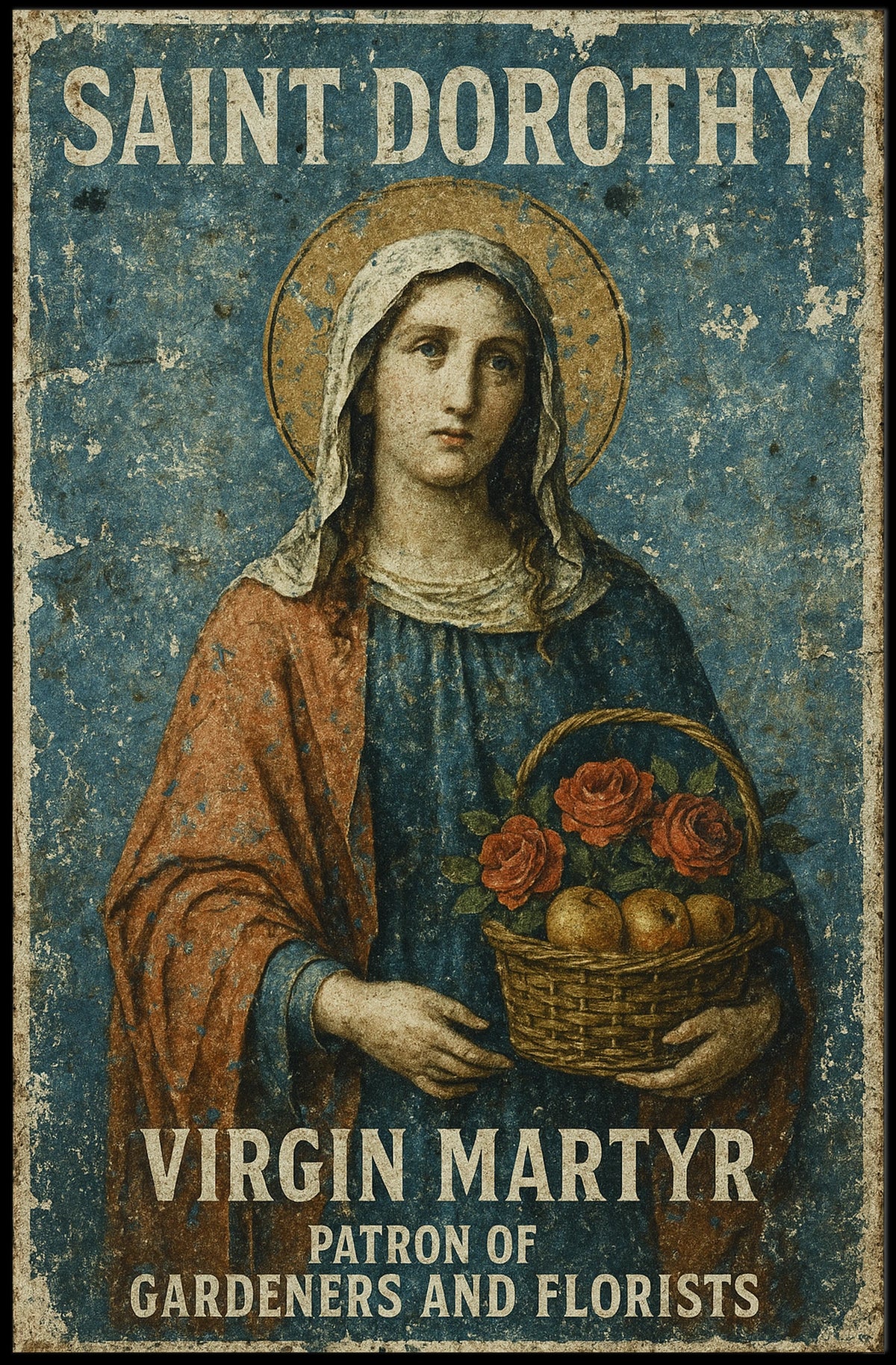 Saint Dorothy Patron Of Gardeners And Poster