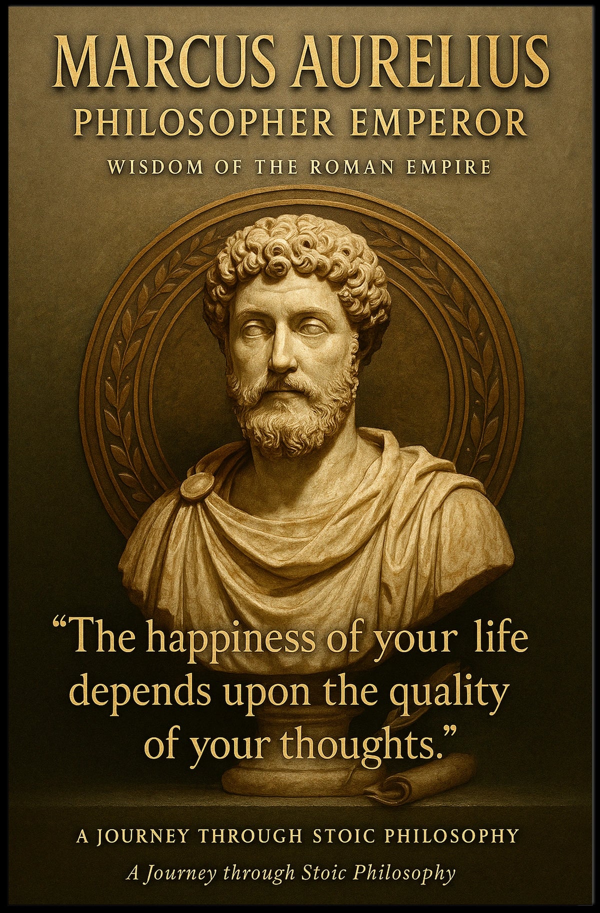 Marcus Aurelius Philosopher Emperor Poster