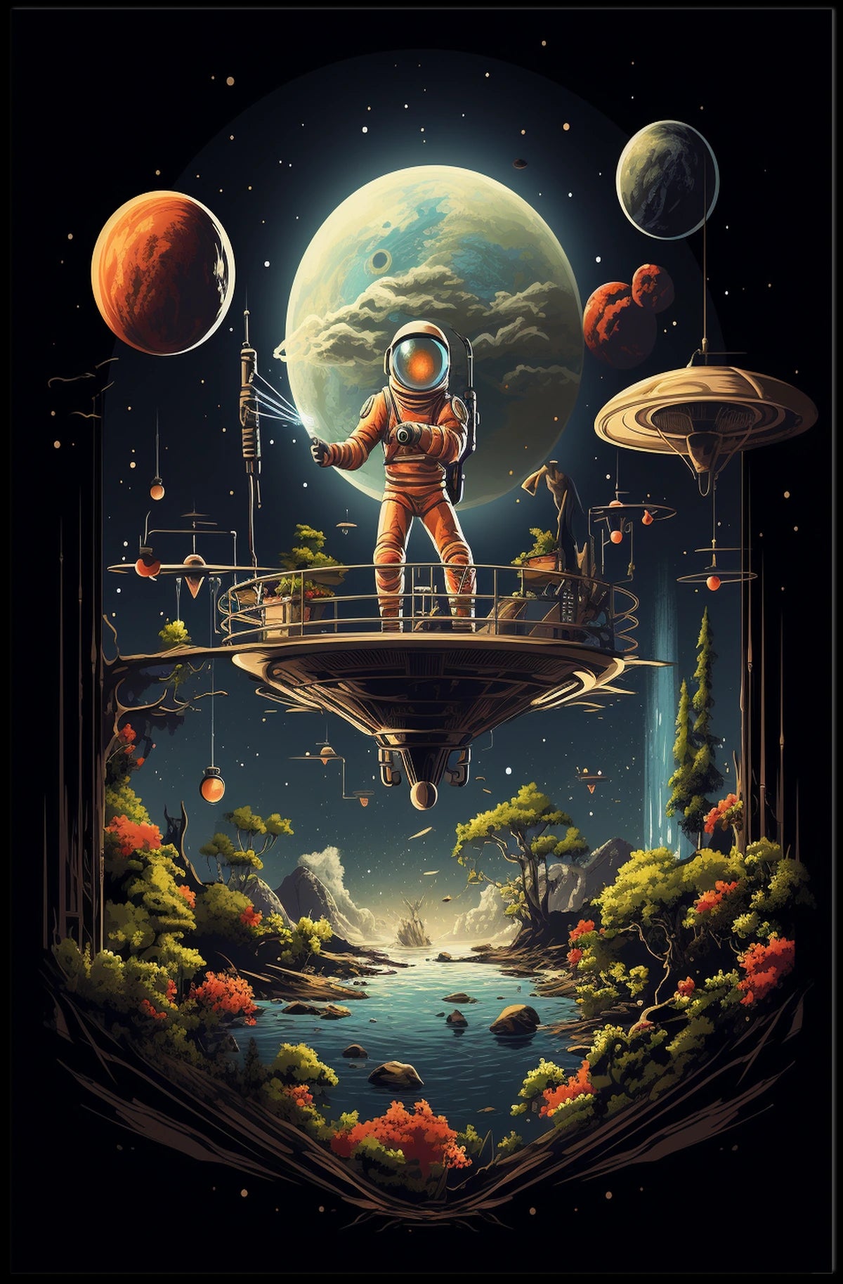 Cosmic Exploration Poster
