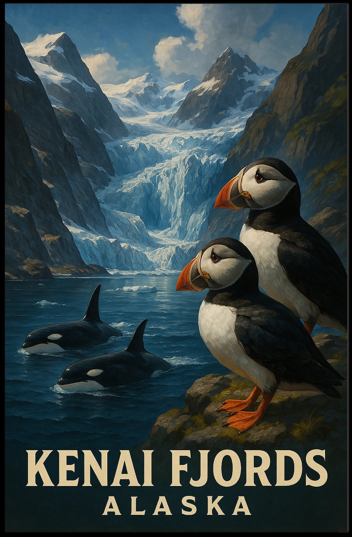 Kenai Fjords, Alaska Poster
