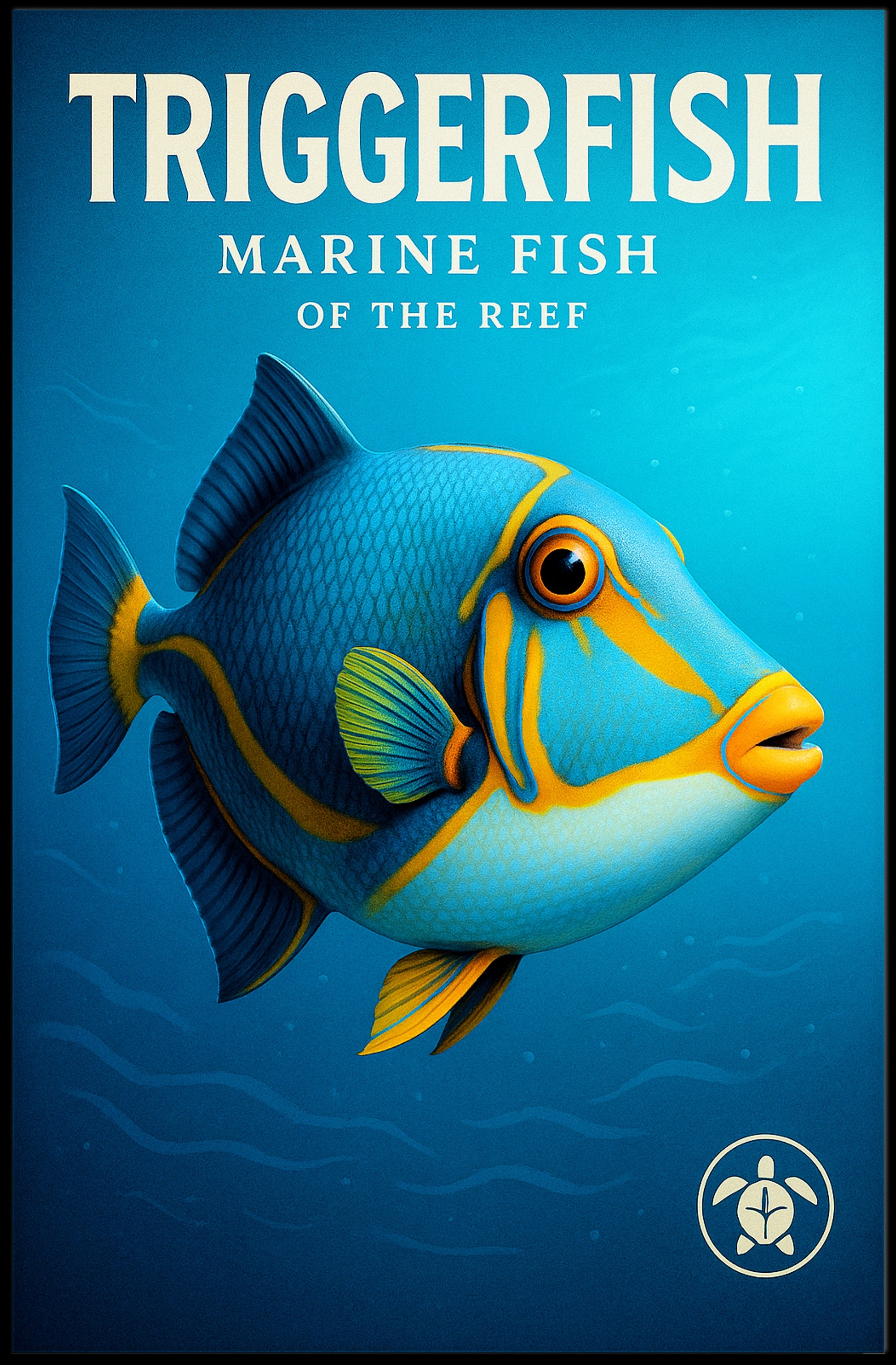 Triggerfish Marine Fish of the Reef Poster PosterGoat