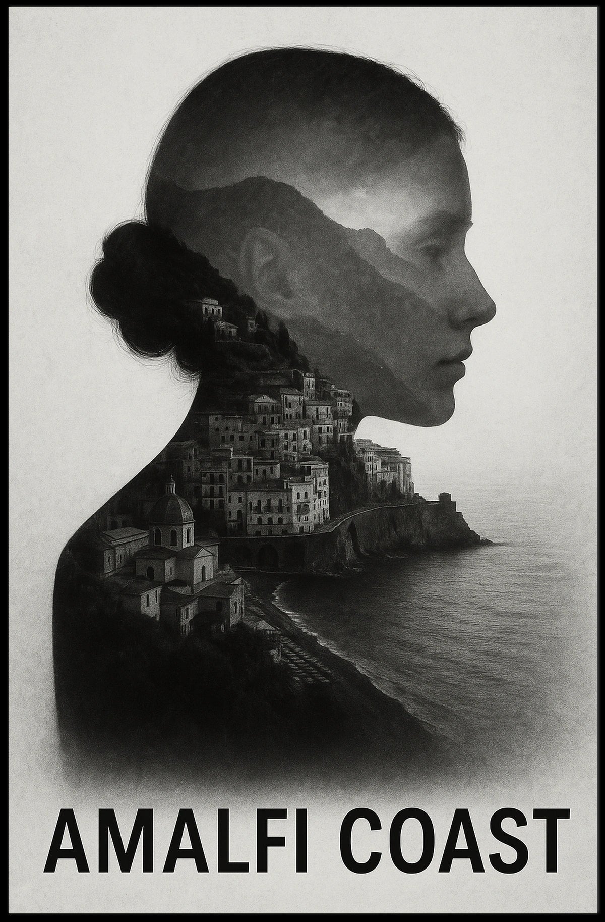 Amalfi Coast Visual Journey Poster Wall Art Print Edition