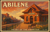 Abilene Heart of the Frontier Poster Print