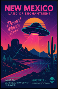 New Mexico Land of Enchantment Poster