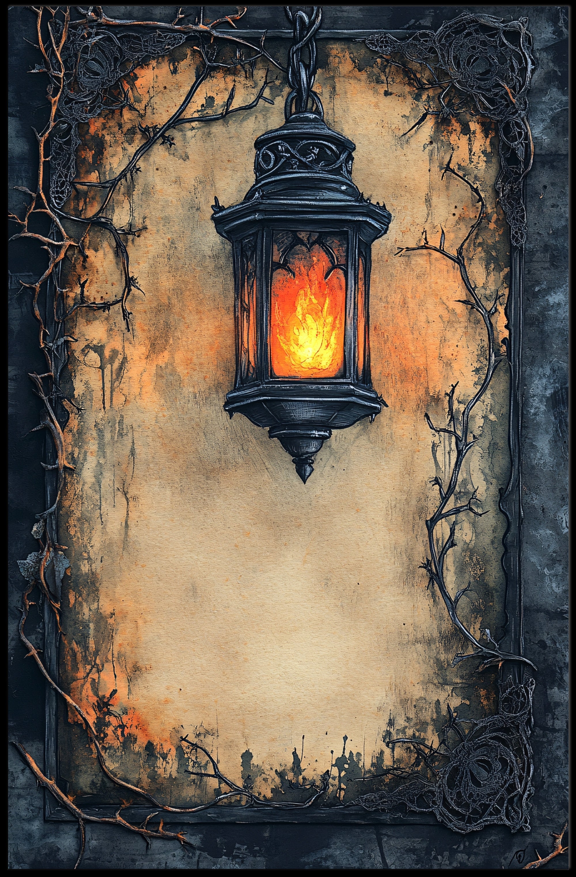 Enchanted Lantern Poster