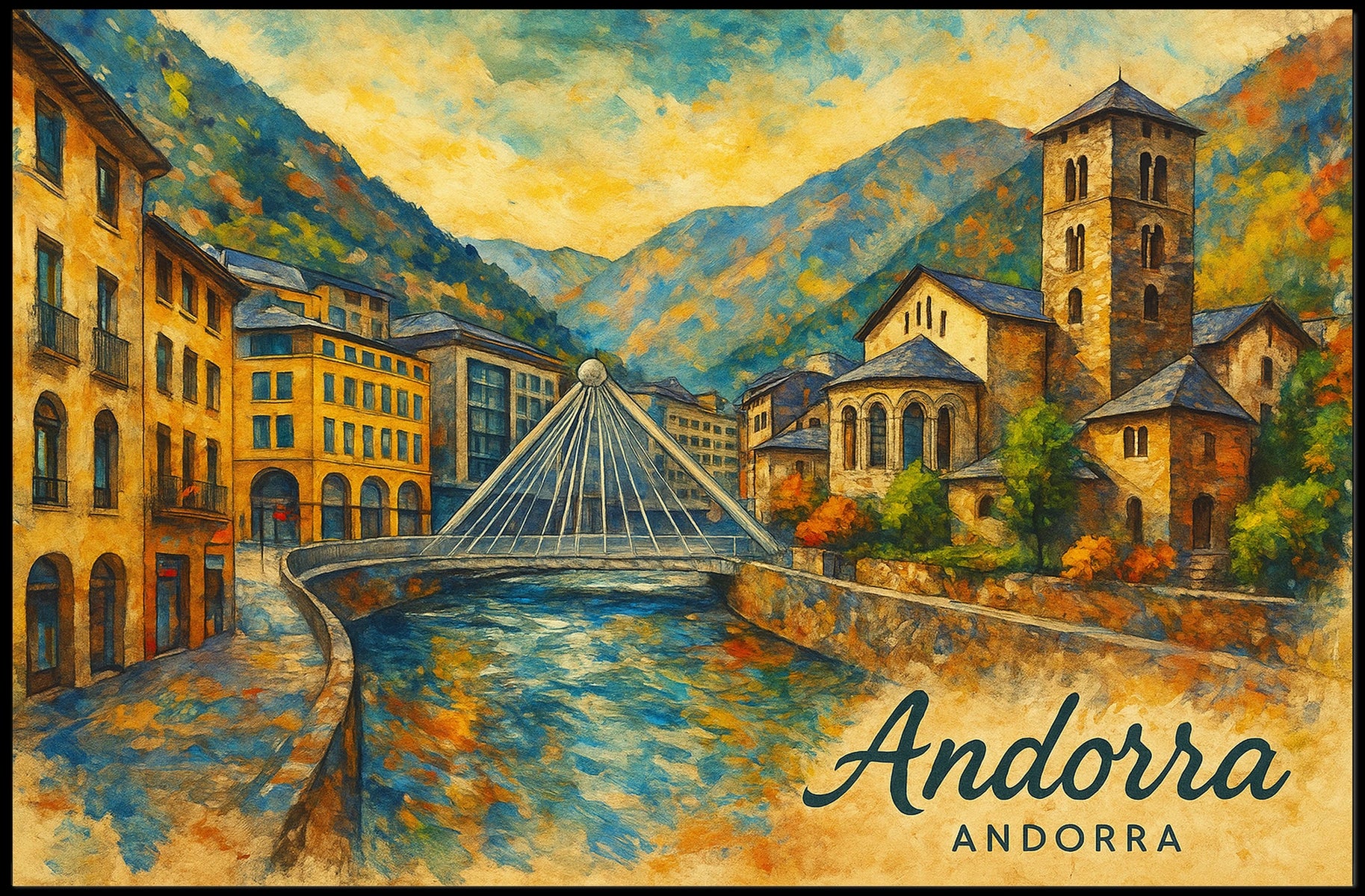 Scenic Andorra Poster