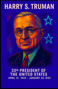 Harry S. Truman 33rd President Poster