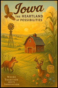 Iowa The Heartland of Possibilities Poster