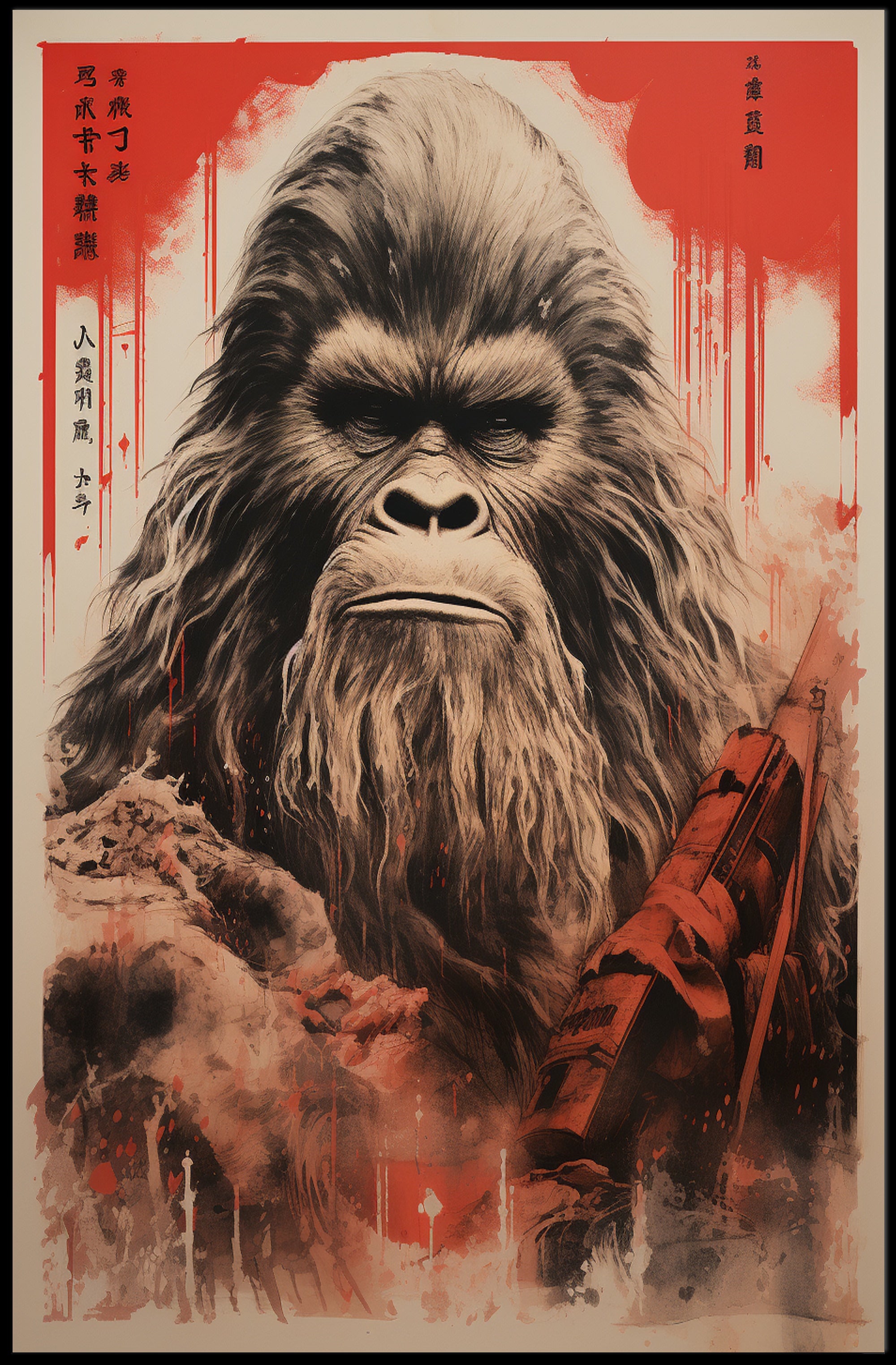 Mysterious Creature In The Wild Poster