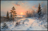 Winter Sunrise Poster