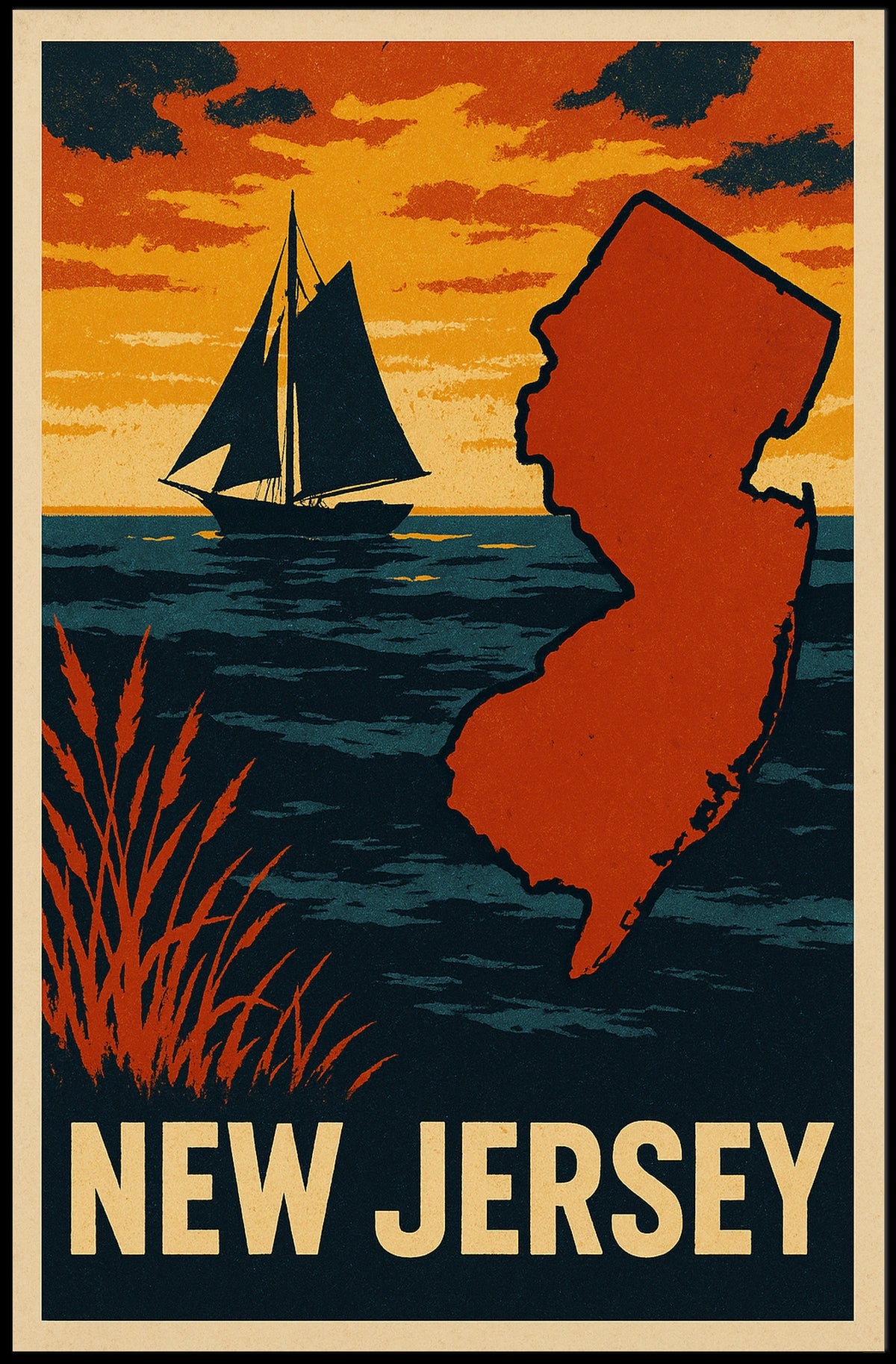 New Jersey Scenic Poster