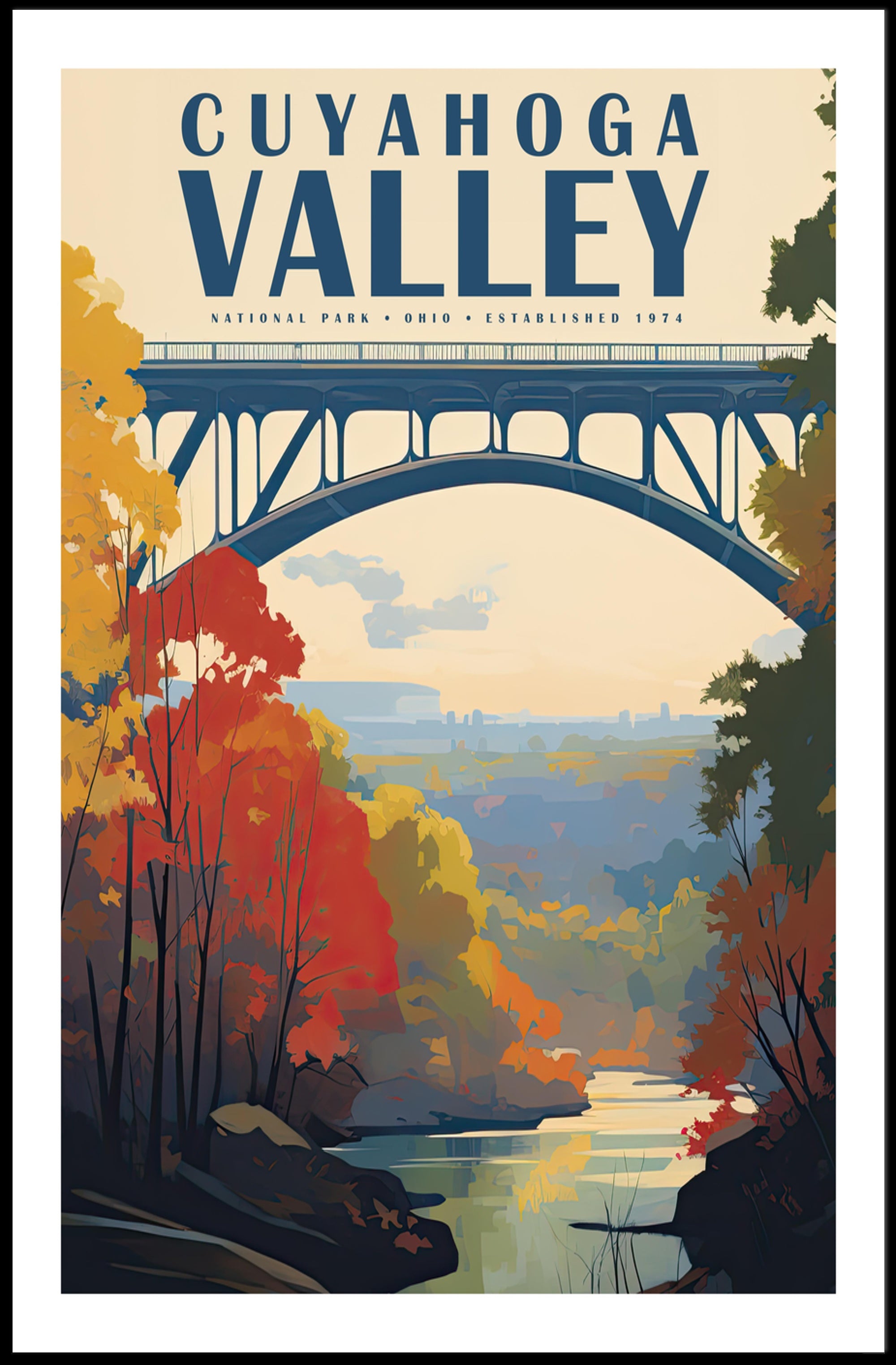 Cuyahoga Valley National Park Travel Poster