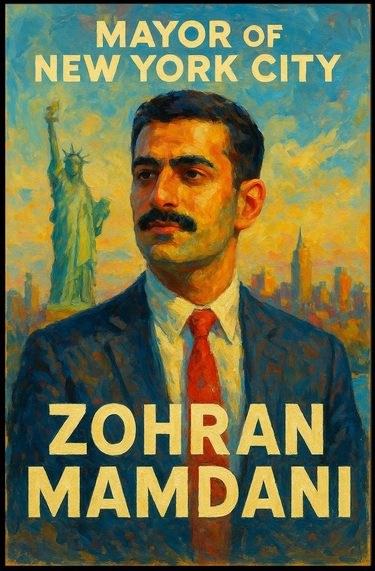 Zohra Mamdani Mayor of New York City Poster