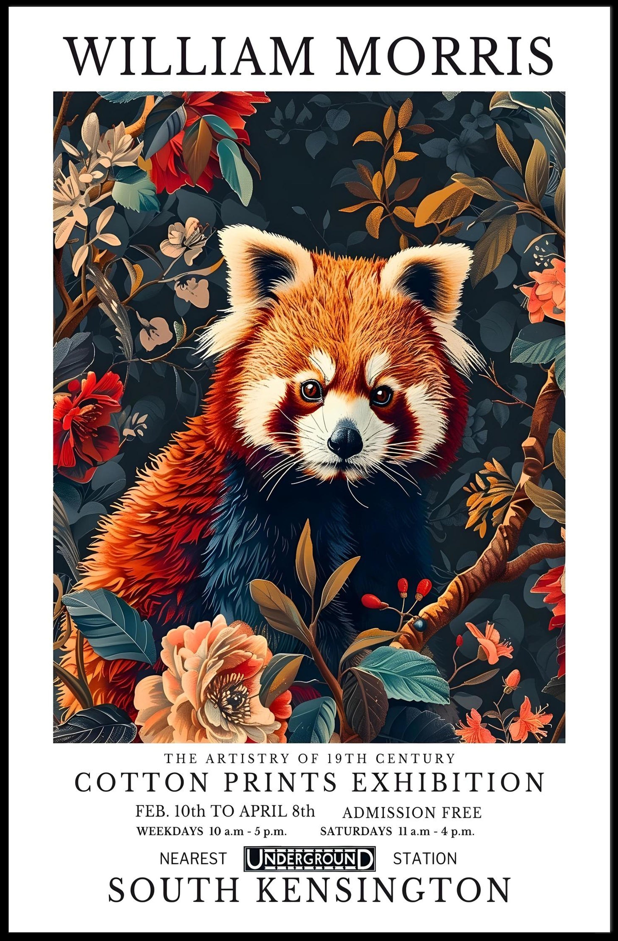 William Morris Vintage Art Exhibition Cultural or Heritage Poster