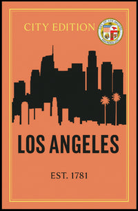 Los Angeles City Edition Poster PosterGoat